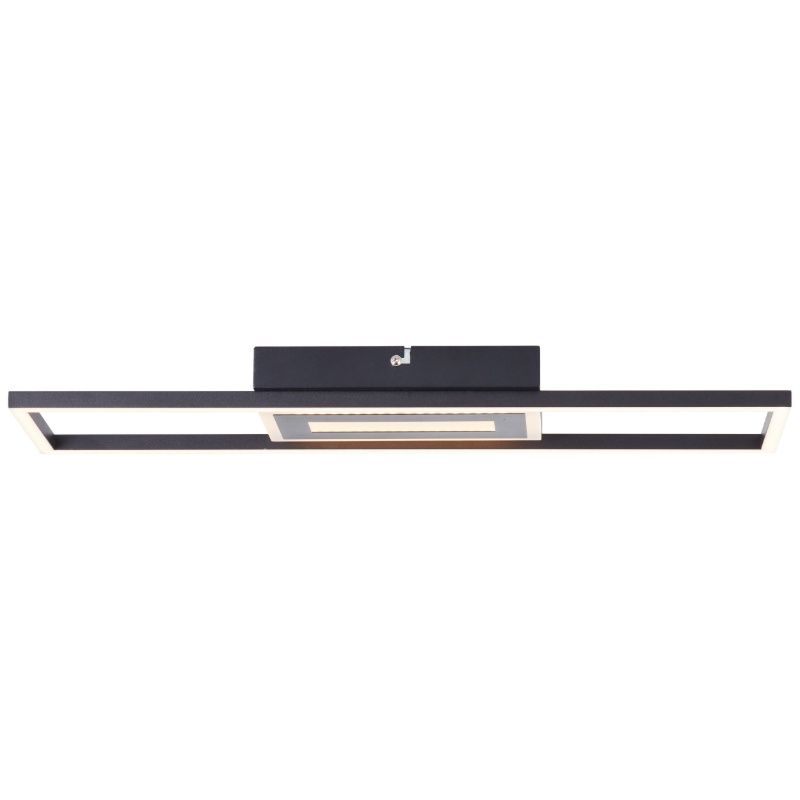 Design lampa sufitowa czarna, Wahiba, 24W, 3000K LED