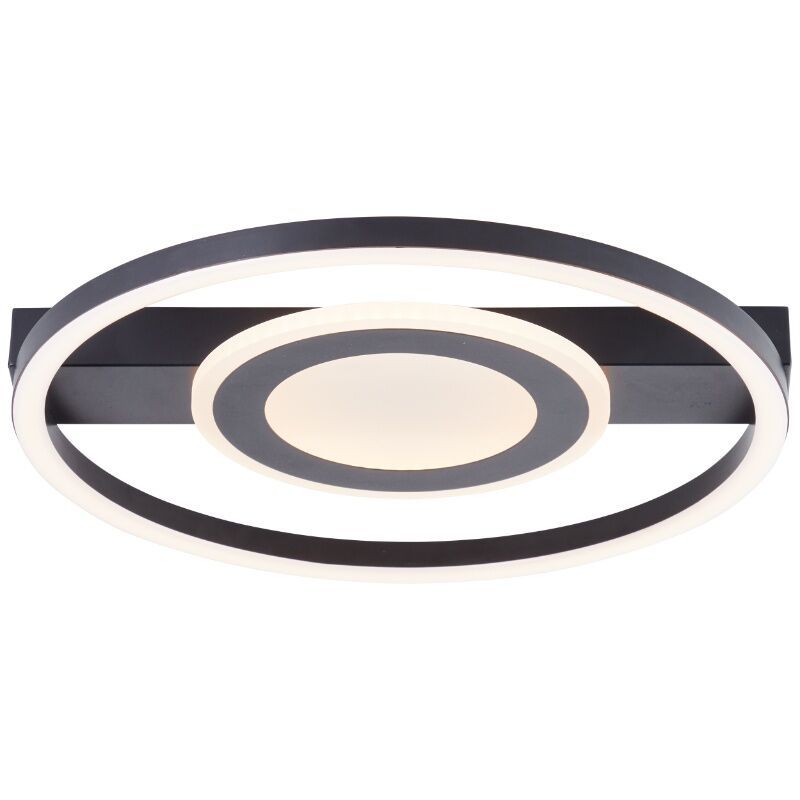 Design plafon sufitowy czarny, Konrad, 20W, 3000K LED