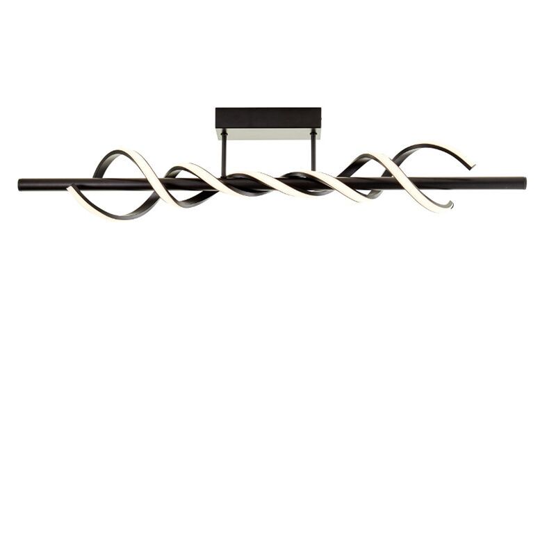 Nowoczesna lampa sufitowa czarna, Quang, 20W, 3000K LED Nowoczesna lampa sufitowa czarna, Quang, 20W, 3000K LED