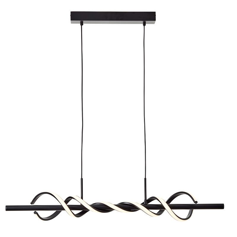 Nowoczesna lampa wisząca czarna, Quang, 20W, 3000K LED Nowoczesna lampa wisząca czarna, Quang, 20W, 3000K LED