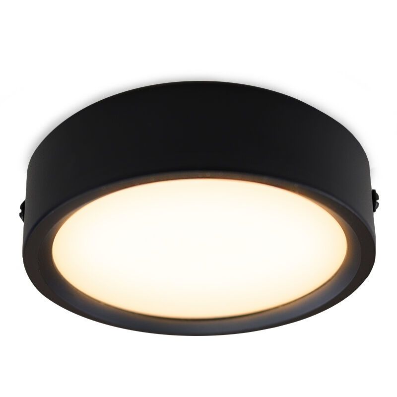 Aluminiowa lampa sufitowa czarna, Aletta, 5W, 3000K LED Aluminiowa lampa sufitowa czarna, Aletta, 5W, 3000K LED