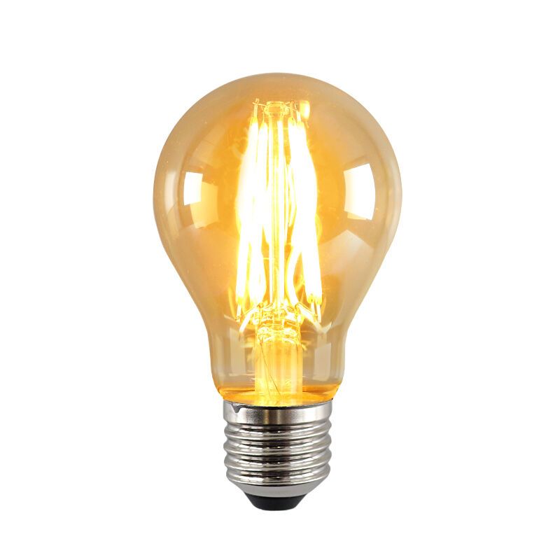 Ściemnialna żarówka LED Olucia E27, A60, 5w, szkło bursztynowe, 2400k Ściemnialna żarówka LED Olucia E27, A60, 5w, szkło bursztynowe, 2400k