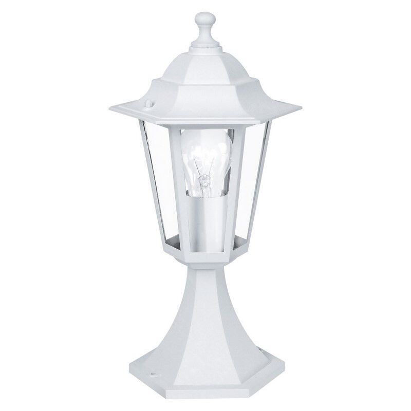 Aluminiowa klasyczna lampa zewnętrzna biała, Alieke, IP44