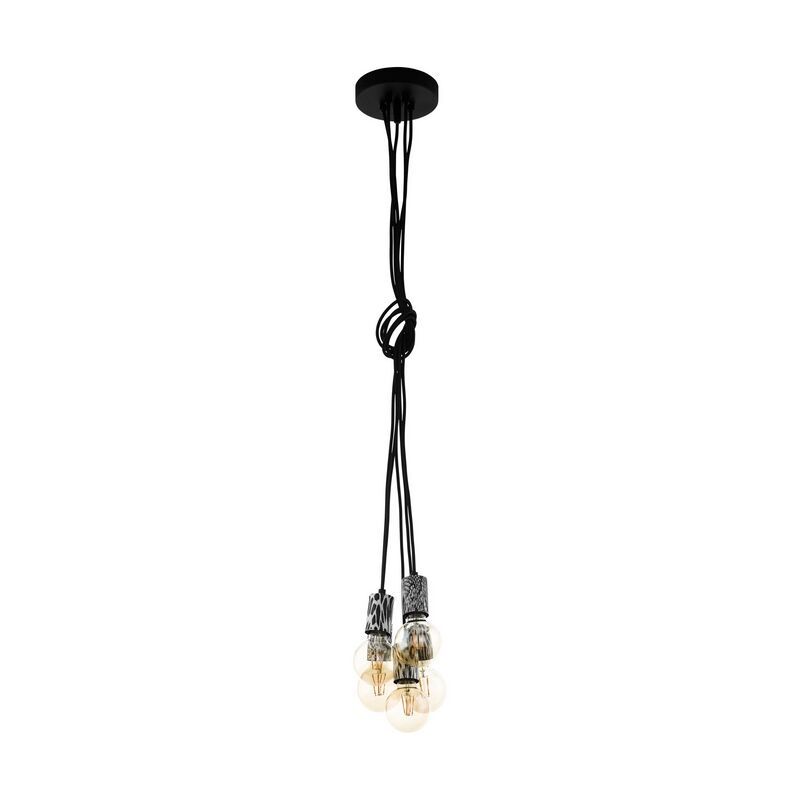Stalowa lampa wisząca czarna, Nickolai Stalowa lampa wisząca czarna, Nickolai