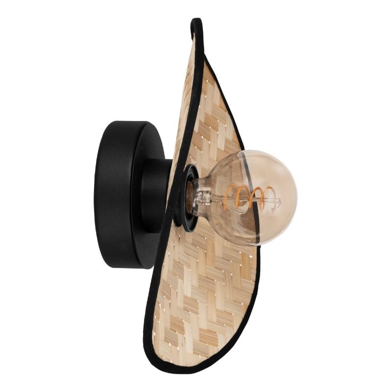 Drewniany rustykalny kinkiet brązowy, Jillah