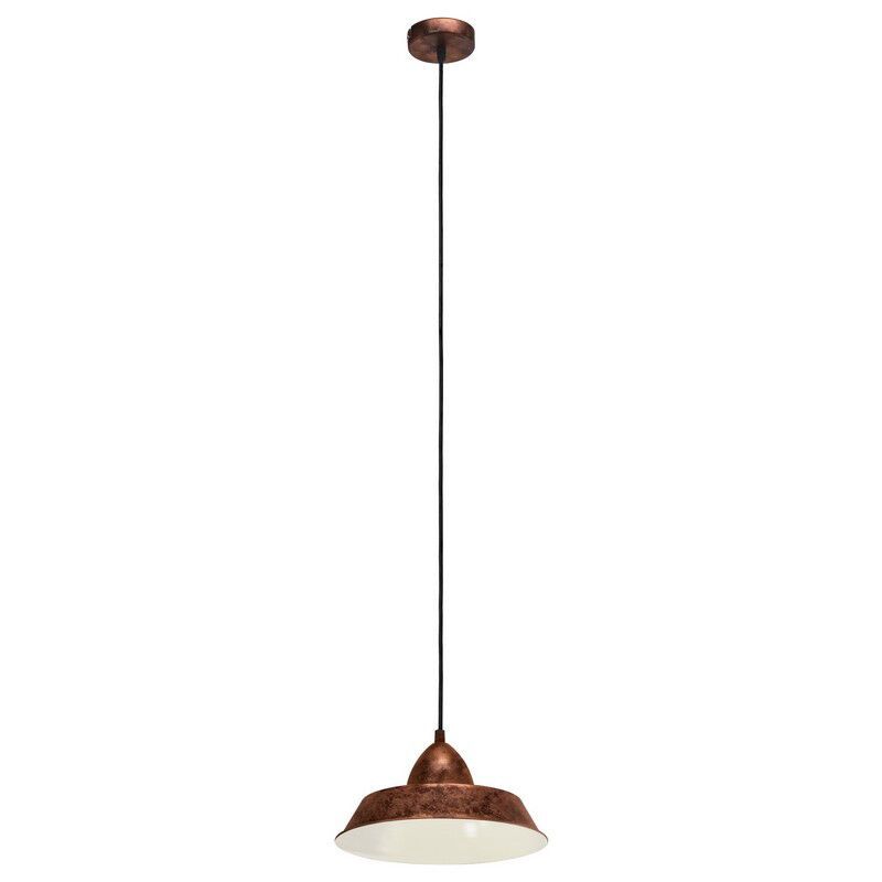Metalowa industrialna lampa wisząca miedziana, Acuto