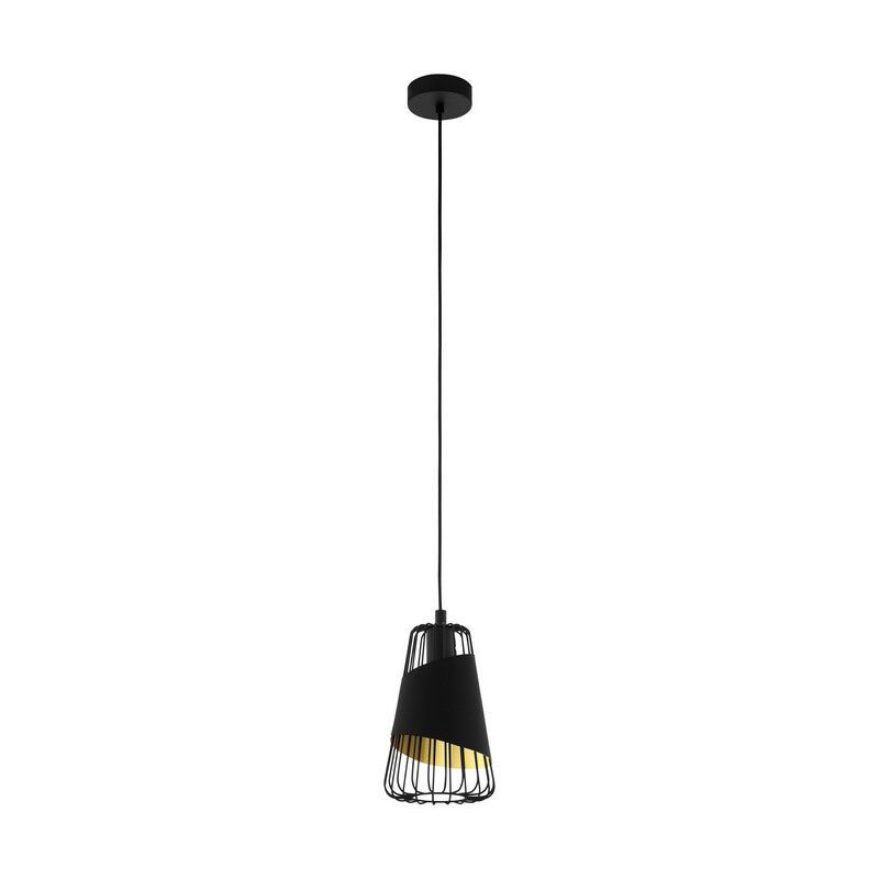 Metalowa retro lampa wisząca czarna, Joost Metalowa retro lampa wisząca czarna, Joost