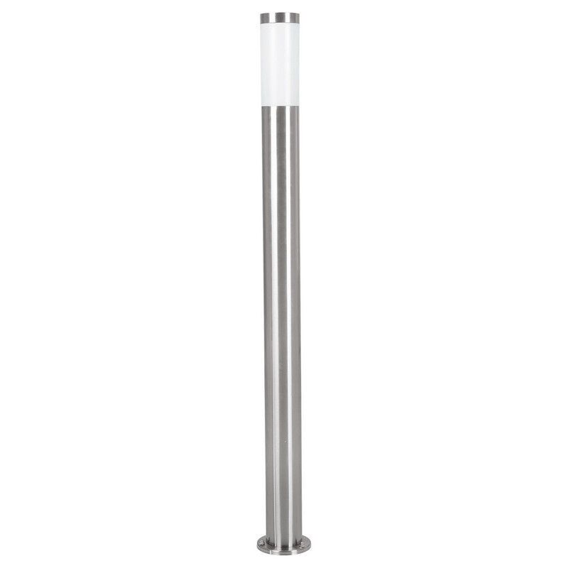 Plastikowa lampa zewnętrzna srebrna, Carlein, IP44 Plastikowa lampa zewnętrzna srebrna, Carlein, IP44