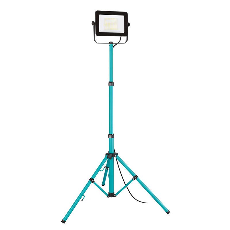 Aluminiowa lampa robocza niebieska, Angelos, 100W, 4000K LED, IP65, z przełącznik Aluminiowa lampa robocza niebieska, Angelos, 100W, 4000K LED, IP65, z przełącznik