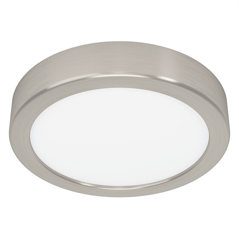 Plastikowy plafon sufitowy niklowy, Geraldo, 11W, 3000K LED Plastikowy plafon sufitowy niklowy, Geraldo, 11W, 3000K LED