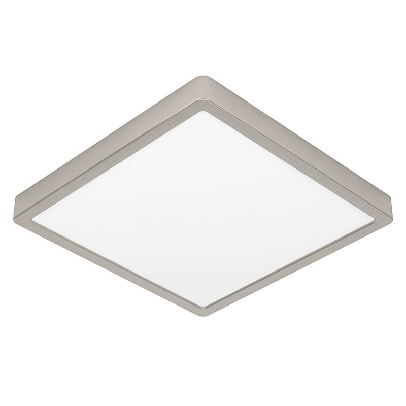 Plastikowy plafon sufitowy niklowy, Geraldo, 20,5W, 3000K LED