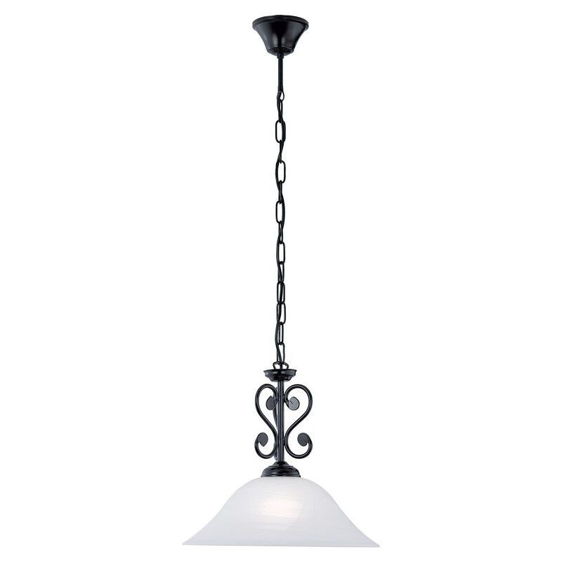 Szklana klasyczna lampa wisząca biała, Tesse Szklana klasyczna lampa wisząca biała, Tesse