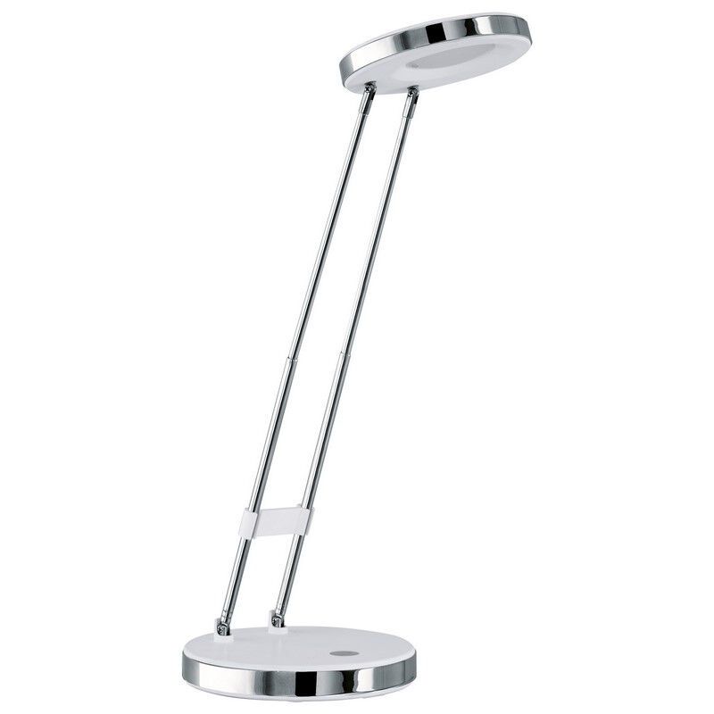 Plastikowa nowoczesna lampa biurkowa biała, Arie, 3W, 3000K LED, z przełącznik Plastikowa nowoczesna lampa biurkowa biała, Arie, 3W, 3000K LED, z przełącznik