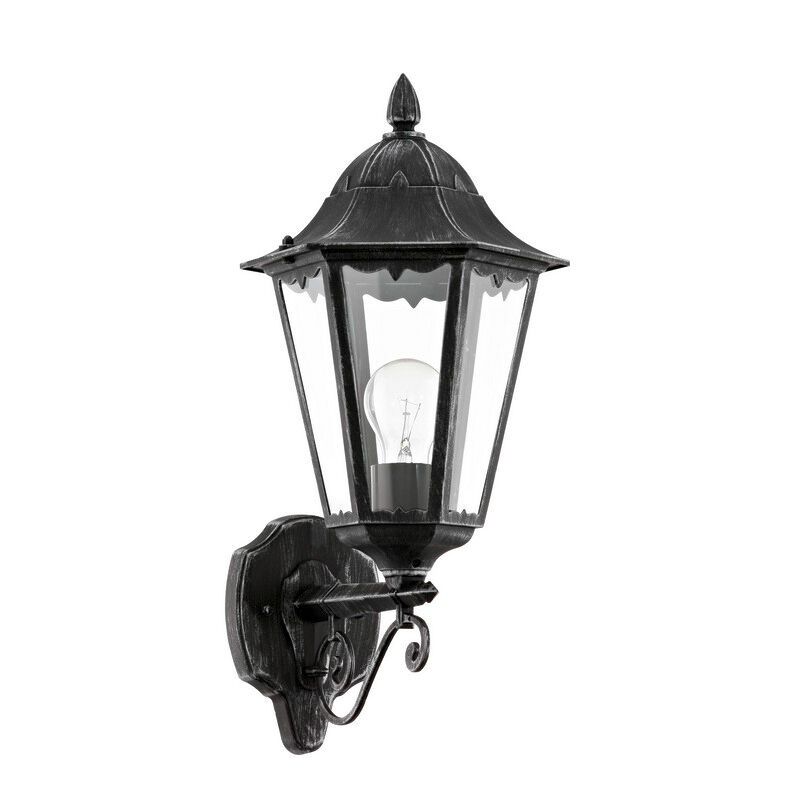 Aluminiowa klasyczna lampa zewnętrzna czarna, Leanna, IP44 Aluminiowa klasyczna lampa zewnętrzna czarna, Leanna, IP44
