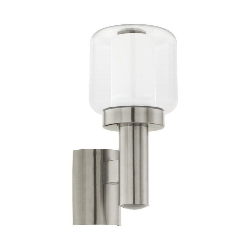 Szklana lampa zewnętrzna srebrna, Anco, IP44 Szklana lampa zewnętrzna srebrna, Anco, IP44
