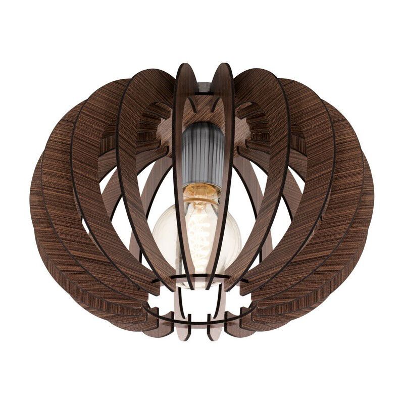 Drewniana design lampa sufitowa brązowa, Kiran