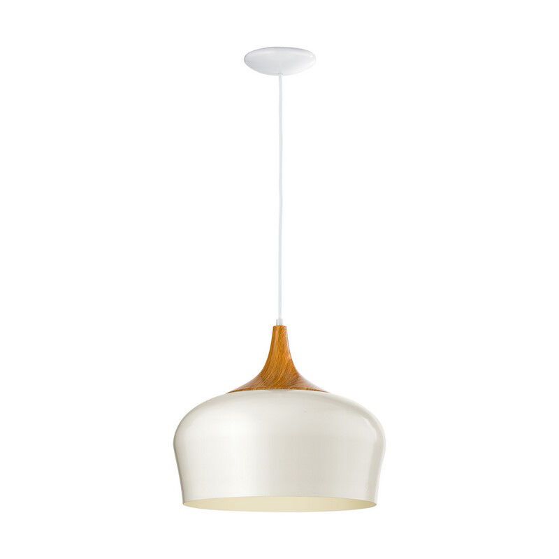 Drewniana nowoczesna lampa wisząca kremowy, Annemarije Drewniana nowoczesna lampa wisząca kremowy, Annemarije