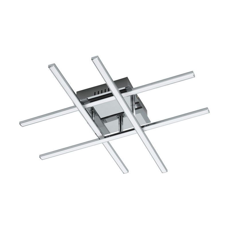 Stalowa nowoczesna lampa sufitowa chromowana, Arantxa, 24W, 3000K LED Stalowa nowoczesna lampa sufitowa chromowana, Arantxa, 24W, 3000K LED