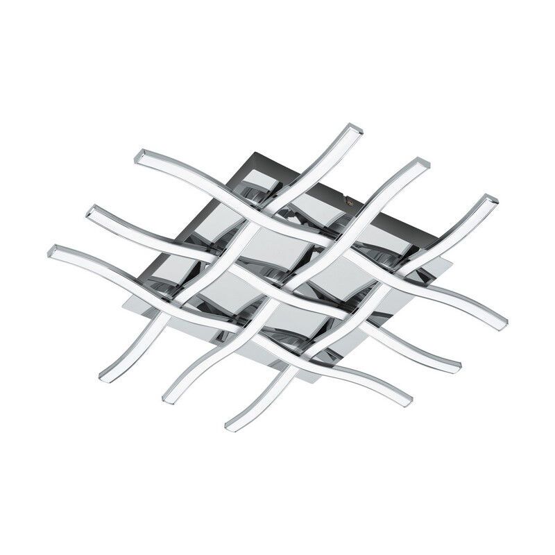 Stalowa nowoczesna lampa sufitowa chromowana, Arantxa, 36W, 3000K LED