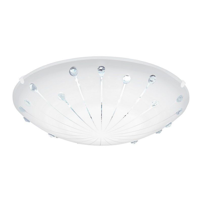 Szklana lampa sufitowa biała, Bennet, 11W, 3000K LED Szklana lampa sufitowa biała, Bennet, 11W, 3000K LED