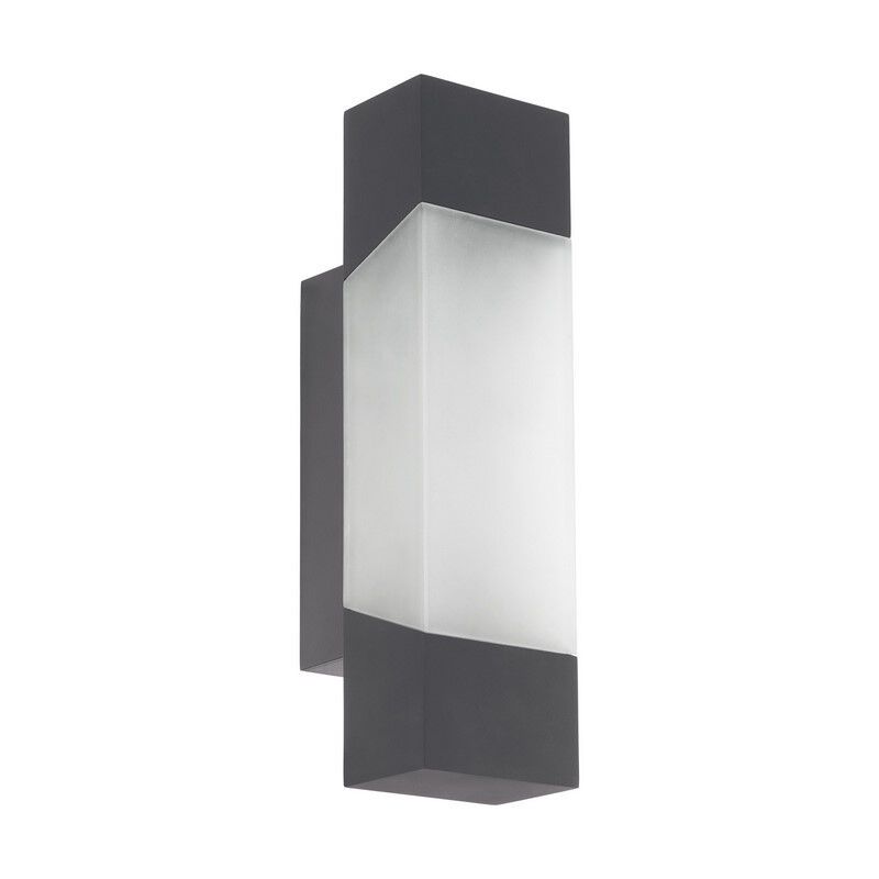 Metalowa lampa zewnętrzna antracytowa, Evan, IP44