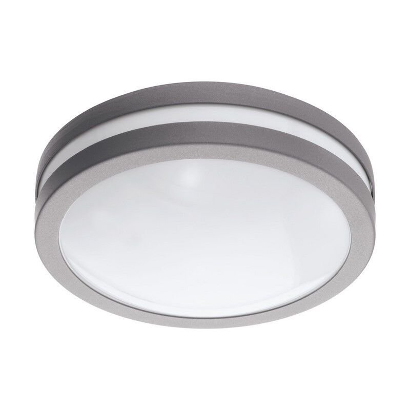 Metalowa lampa zewnętrzna srebrna, Justin, IP44 Metalowa lampa zewnętrzna srebrna, Justin, IP44