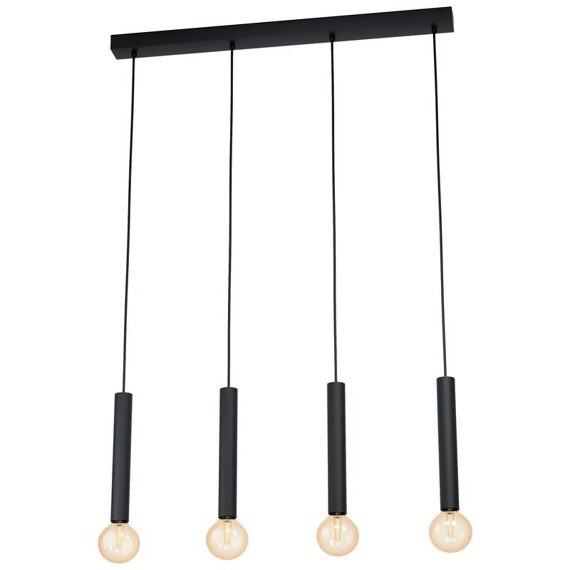 Metalowa lampa wisząca czarna, Nicholas Metalowa lampa wisząca czarna, Nicholas