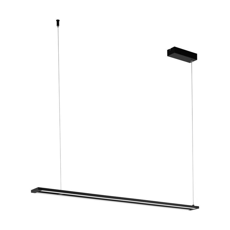 Aluminiowa nowoczesna lampa wisząca czarna, Guilliano, 27W, 3000K LED