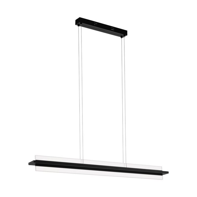 Aluminiowa nowoczesna lampa wisząca czarna, Twan, 14W, 3000K LED