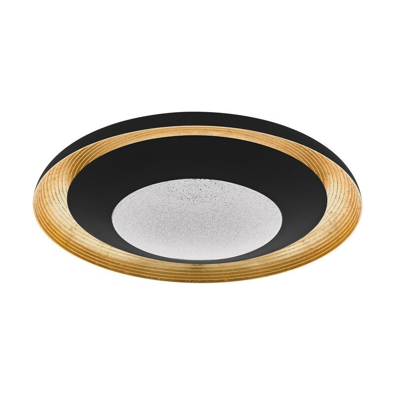 Plastikowy nowoczesny plafon sufitowy złoty, Maddy, 24W, regulowany kolor LED Plastikowy nowoczesny plafon sufitowy złoty, Maddy, 24W, regulowany kolor LED