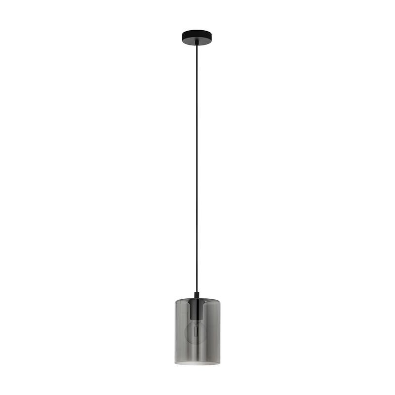 Szklana design lampa wisząca szara, Lucian Szklana design lampa wisząca szara, Lucian