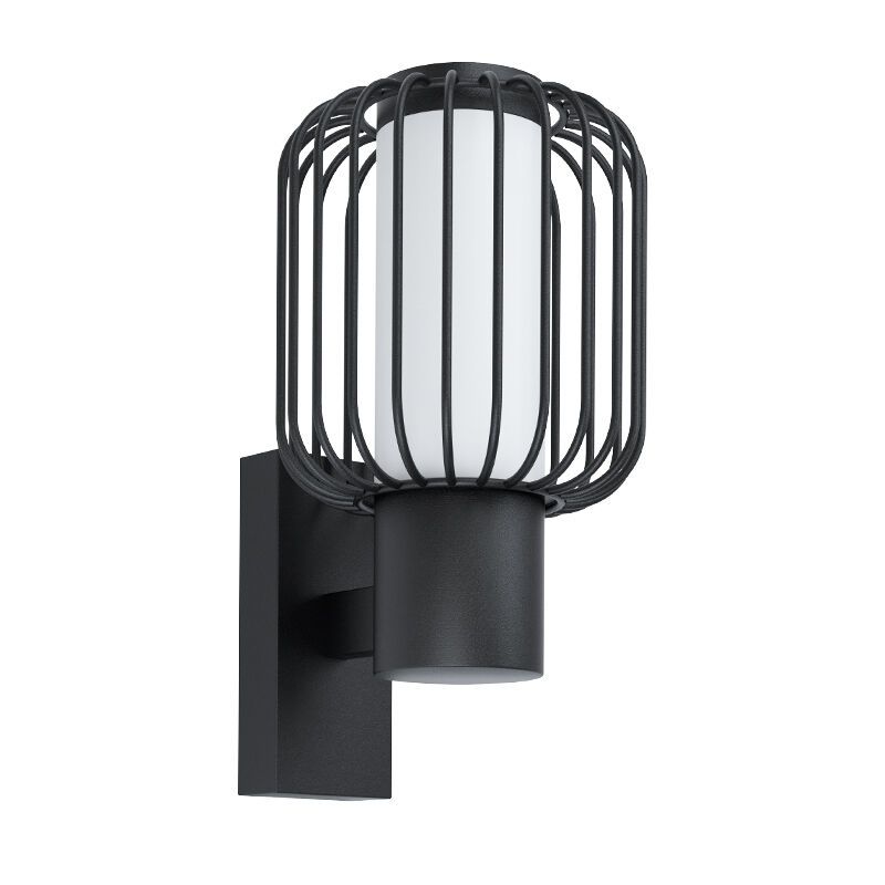 Stalowa nowoczesna lampa zewnętrzna czarna, Latife, IP44 Stalowa nowoczesna lampa zewnętrzna czarna, Latife, IP44