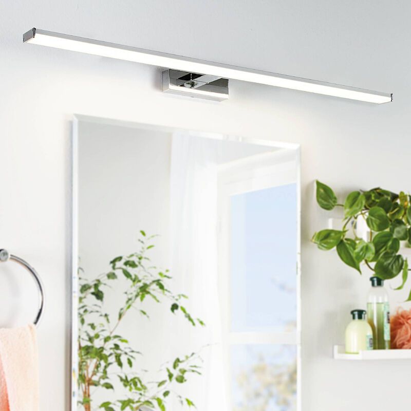 Plastikowy oświetlenie lustra chromowany, Nancy, 13,5W, 4000K LED, IP44 Plastikowy oświetlenie lustra chromowany, Nancy, 13,5W, 4000K LED, IP44