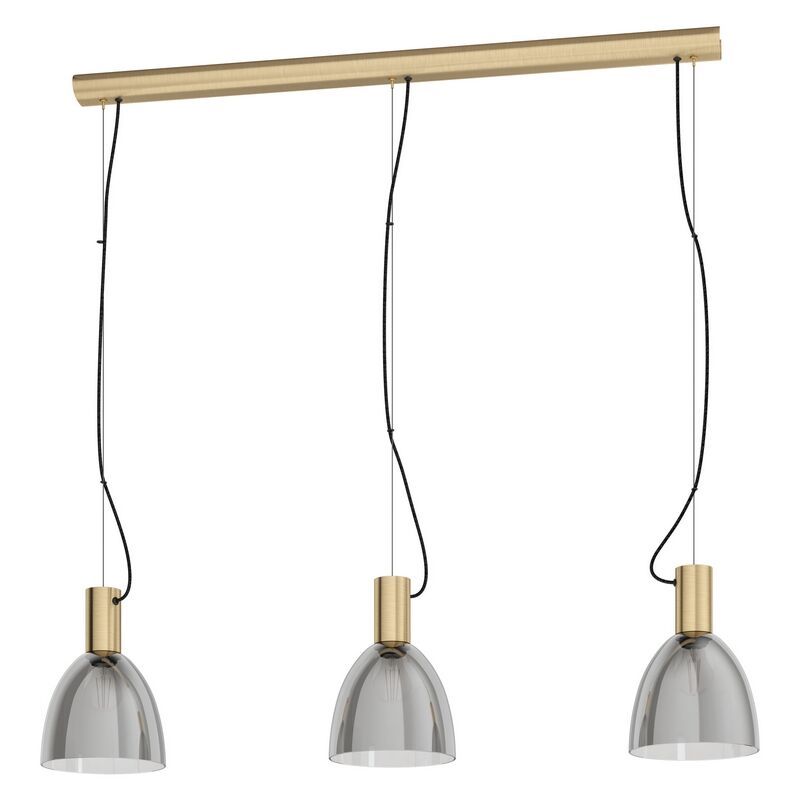 Szklana nowoczesna lampa wisząca brązowa, Driek Szklana nowoczesna lampa wisząca brązowa, Driek