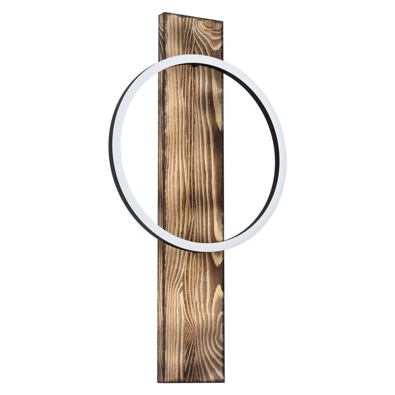 Drewniany kinkiet brązowy, Annebel, 12W, 3000K LED