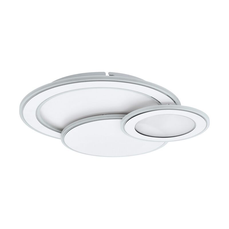 Stalowy nowoczesny plafon sufitowy chromowany, Everdina, 11W, regulowany kolor LED Stalowy nowoczesny plafon sufitowy chromowany, Everdina, 11W, regulowany kolor LED