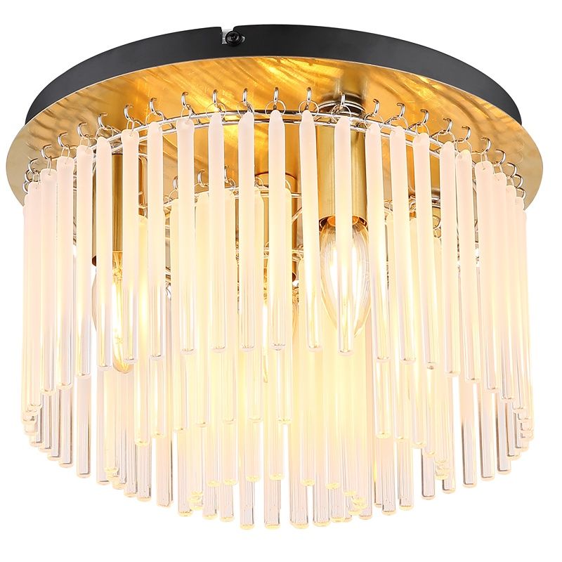 Szklana design lampa sufitowa biała, Genelva Szklana design lampa sufitowa biała, Genelva