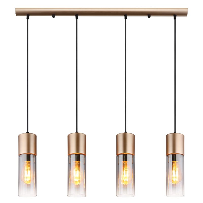 Metalowa design lampa wisząca brązowa, Xena Metalowa design lampa wisząca brązowa, Xena