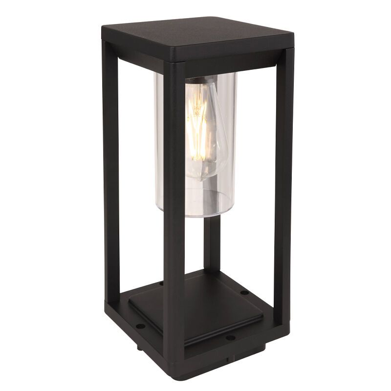 Plastikowa nowoczesna lampa zewnętrzna czarna, Vildan, IP44 Plastikowa nowoczesna lampa zewnętrzna czarna, Vildan, IP44