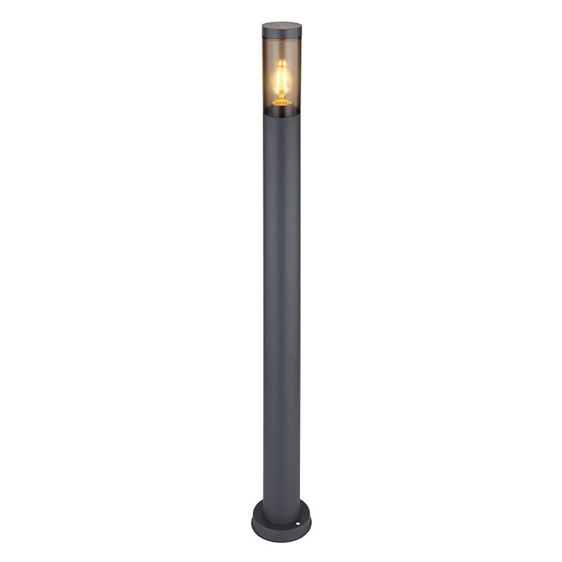 Stal Nierdzewna nowoczesna lampa zewnętrzna czarna, Ishara, IP44