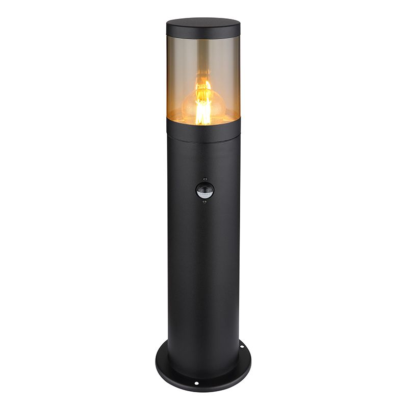 Stal Nierdzewna nowoczesna lampa zewnętrzna czarna, Lambert, IP44