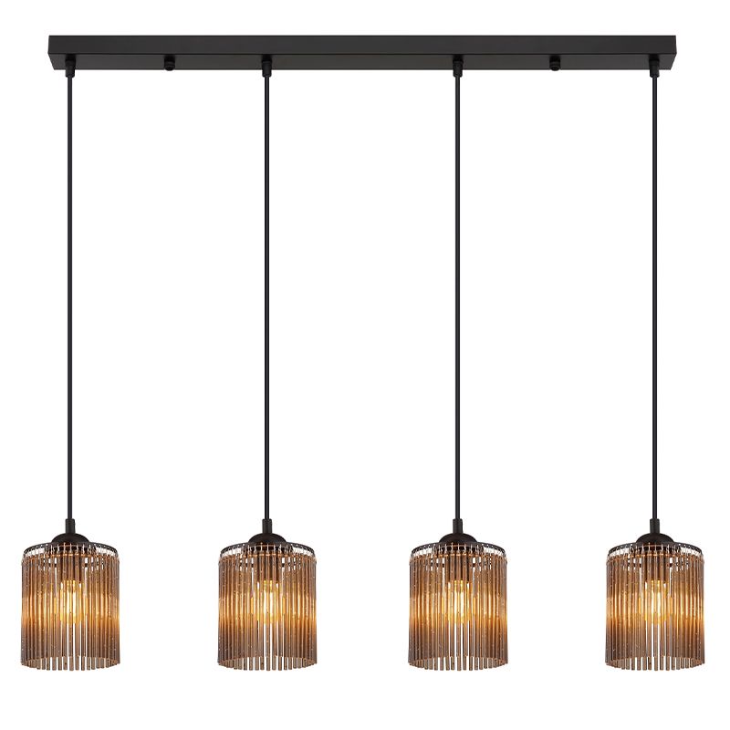 Akrylowa design lampa wisząca nad stół do jadalni szara, Marthijn