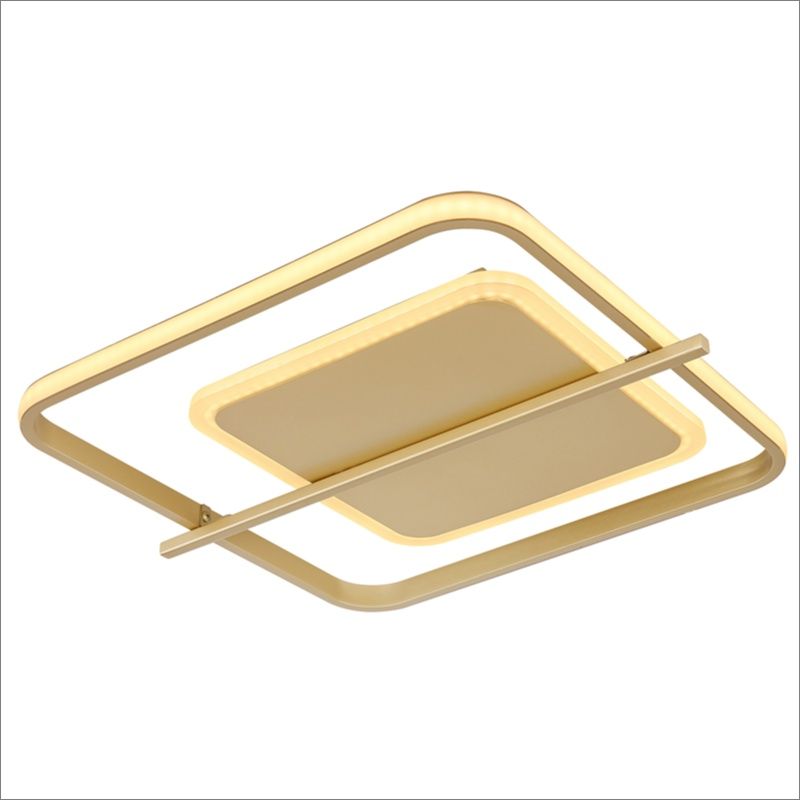 Aluminiowy design plafon sufitowy złoty, Reinald, 36W, 3000K LED