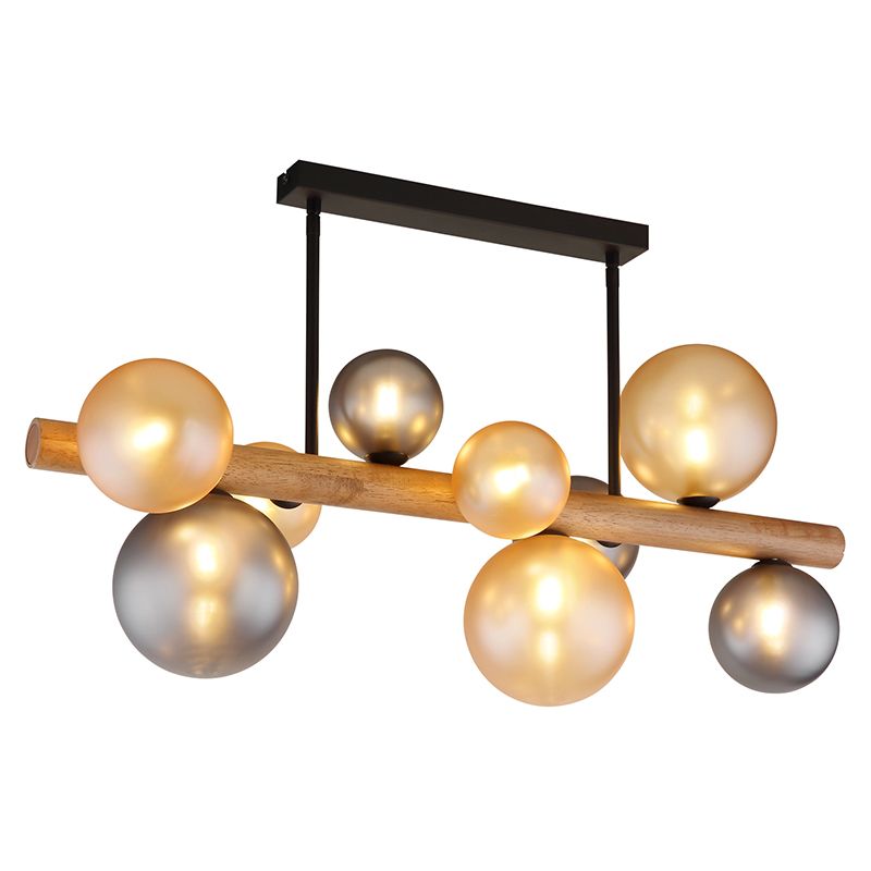 Szklana design lampa sufitowa wielokolorowa, Melinda