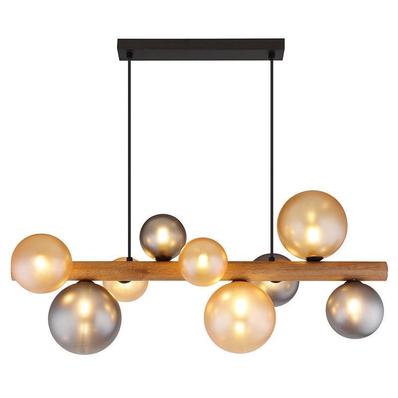 Szklana design lampa wisząca wielokolorowa, Melinda Szklana design lampa wisząca wielokolorowa, Melinda
