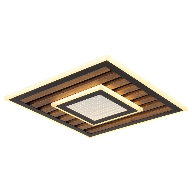 Metalowa design lampa sufitowa czarna, Wietze, 24W, 3000K LED Metalowa design lampa sufitowa czarna, Wietze, 24W, 3000K LED