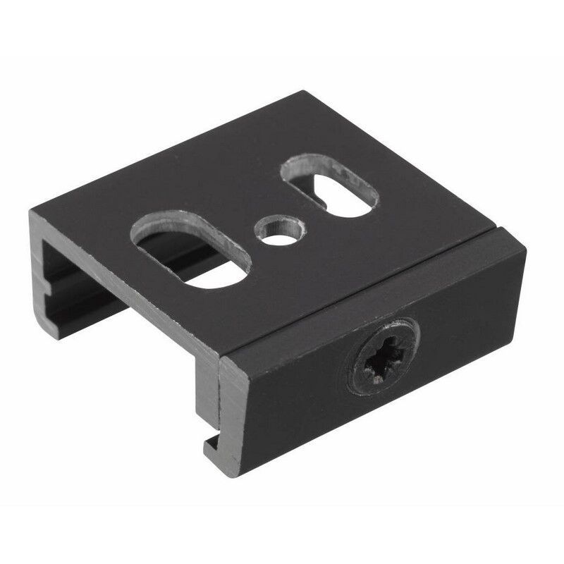 Czarny wspornik sufitowy, 3-fazowy