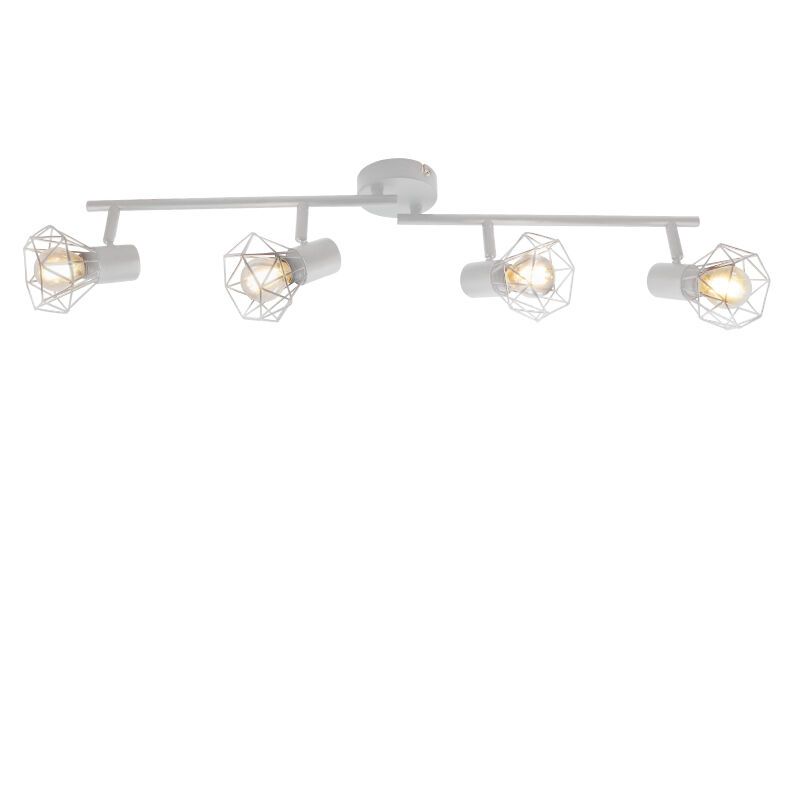 Industrialny spot sufitowy biały, Jaylano Industrialny spot sufitowy biały, Jaylano