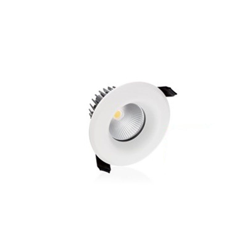 Szklany downlight biały, Rexe, 6W, 3000K LED, IP65 Szklany downlight biały, Rexe, 6W, 3000K LED, IP65