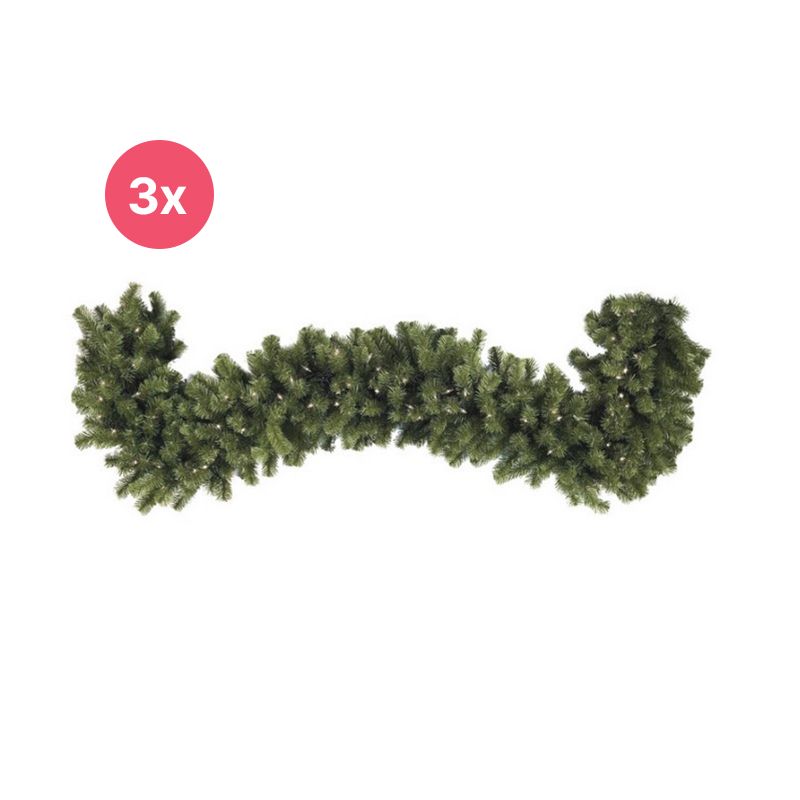 3x girlanda 540 cm, grubość 40 cm, 200 diod LED, możliwość podłączenia
